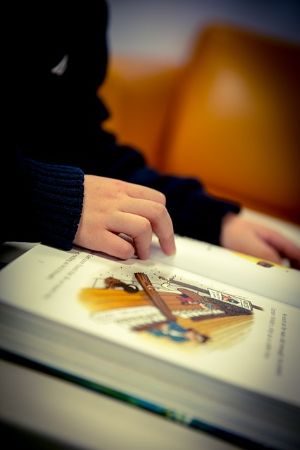 絵本の読み聞かせ